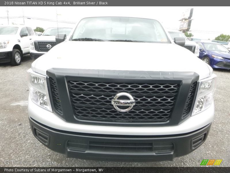Brilliant Silver / Black 2018 Nissan TITAN XD S King Cab 4x4