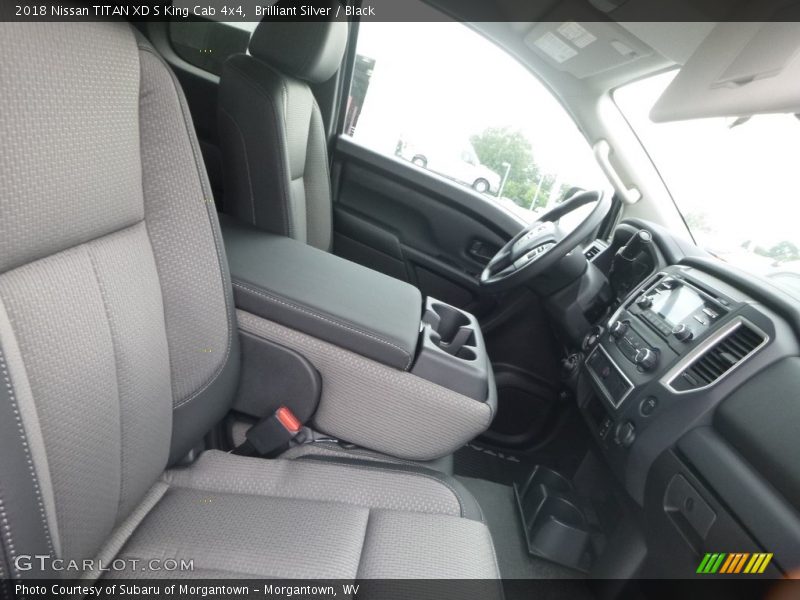 Brilliant Silver / Black 2018 Nissan TITAN XD S King Cab 4x4