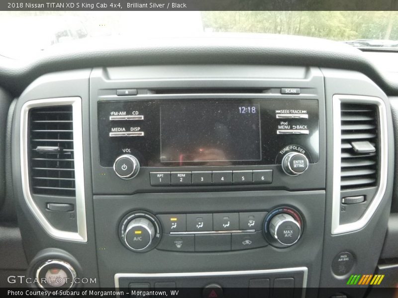 Brilliant Silver / Black 2018 Nissan TITAN XD S King Cab 4x4
