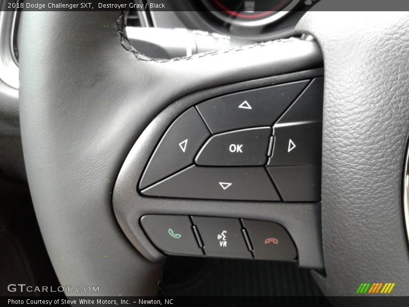 Destroyer Gray / Black 2018 Dodge Challenger SXT