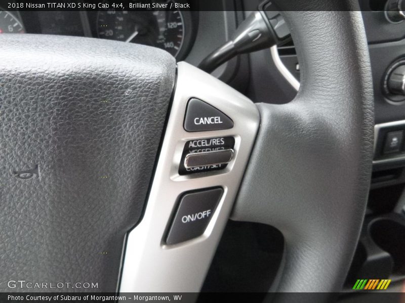 Brilliant Silver / Black 2018 Nissan TITAN XD S King Cab 4x4