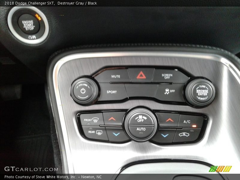 Destroyer Gray / Black 2018 Dodge Challenger SXT