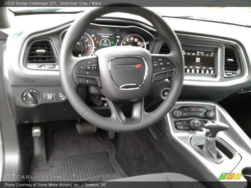 Destroyer Gray / Black 2018 Dodge Challenger SXT