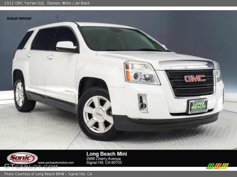 Olympic White / Jet Black 2012 GMC Terrain SLE