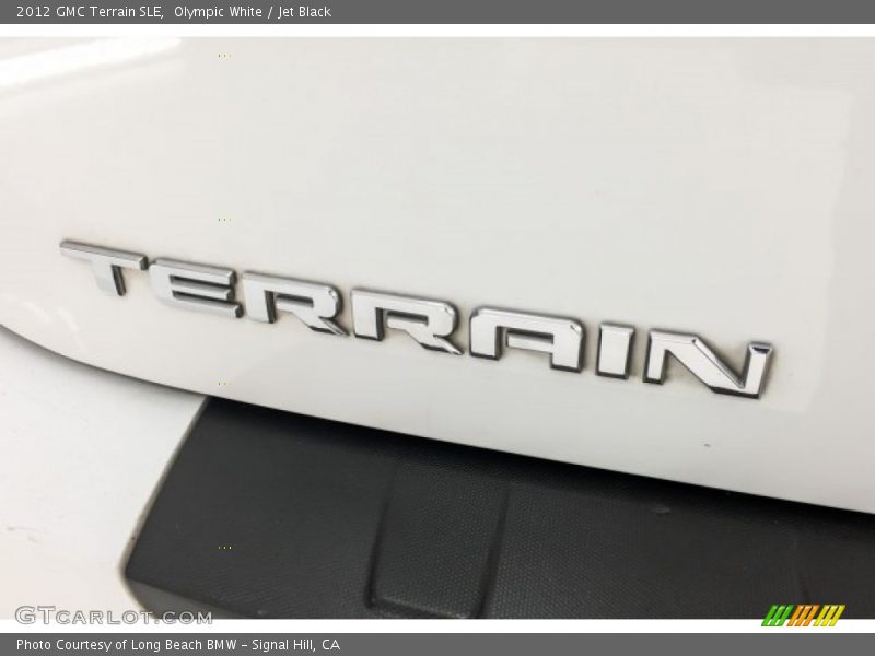 Olympic White / Jet Black 2012 GMC Terrain SLE