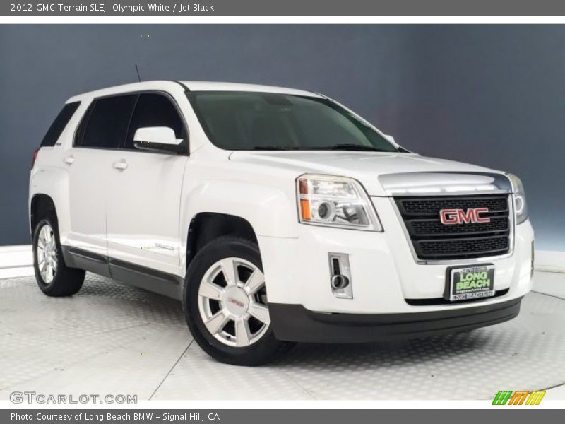 Olympic White / Jet Black 2012 GMC Terrain SLE