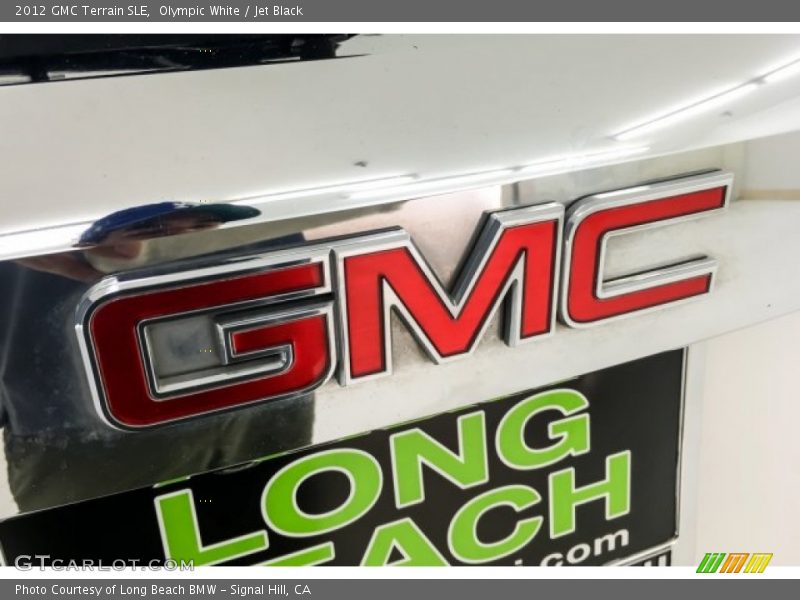 Olympic White / Jet Black 2012 GMC Terrain SLE