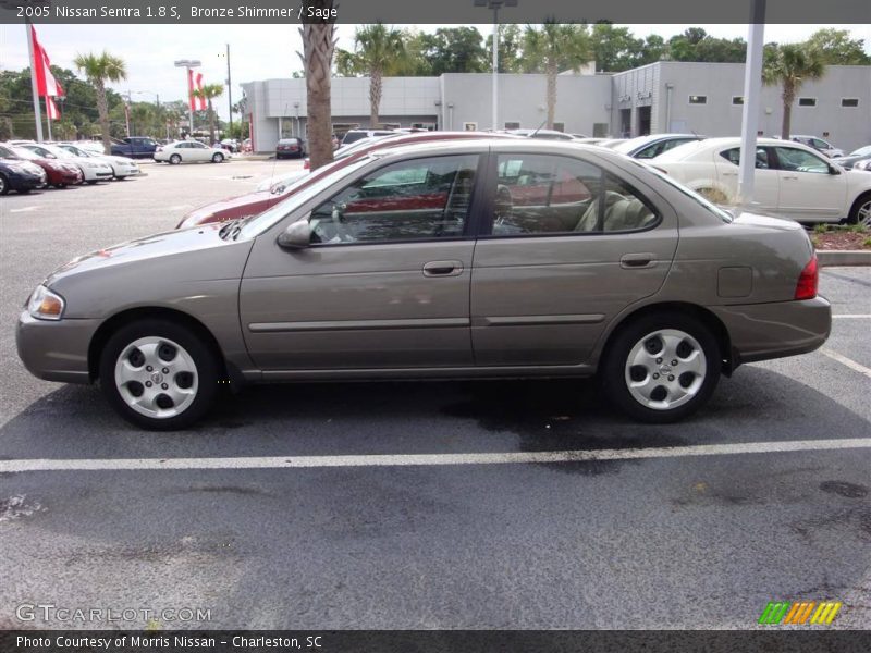 Bronze Shimmer / Sage 2005 Nissan Sentra 1.8 S