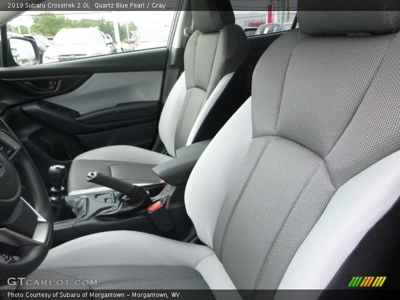 Quartz Blue Pearl / Gray 2019 Subaru Crosstrek 2.0i