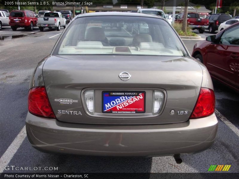 Bronze Shimmer / Sage 2005 Nissan Sentra 1.8 S