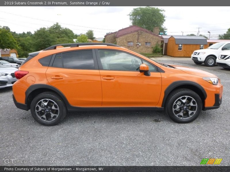 Sunshine Orange / Gray 2019 Subaru Crosstrek 2.0i Premium
