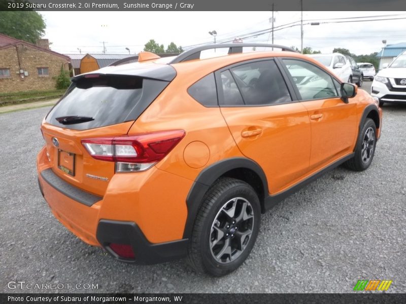 Sunshine Orange / Gray 2019 Subaru Crosstrek 2.0i Premium