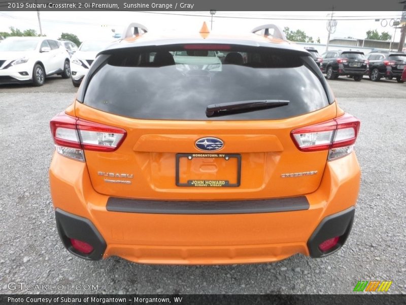 Sunshine Orange / Gray 2019 Subaru Crosstrek 2.0i Premium