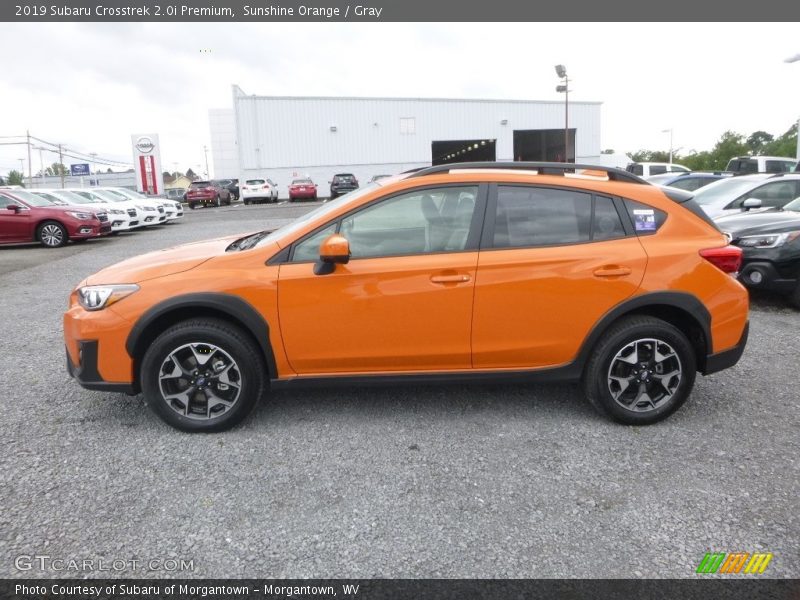 Sunshine Orange / Gray 2019 Subaru Crosstrek 2.0i Premium