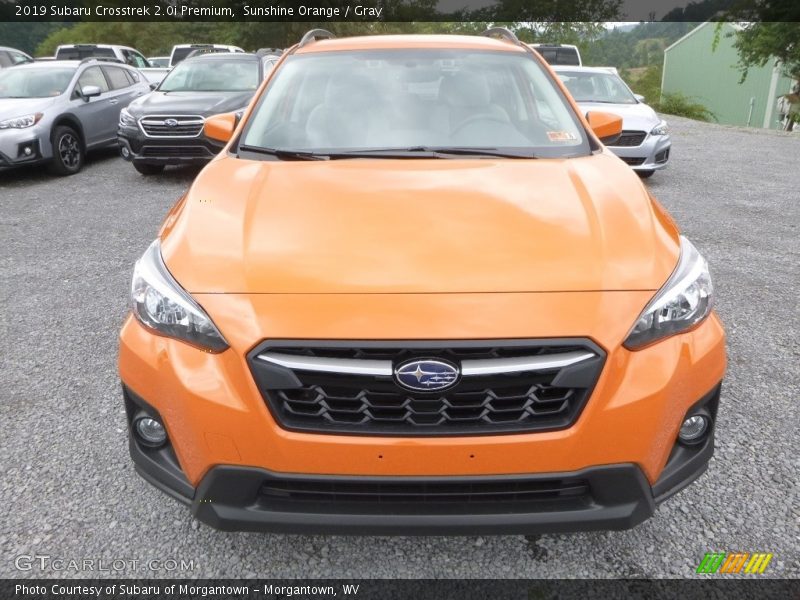 Sunshine Orange / Gray 2019 Subaru Crosstrek 2.0i Premium