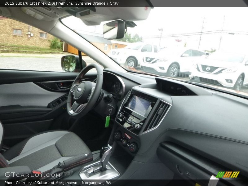 Sunshine Orange / Gray 2019 Subaru Crosstrek 2.0i Premium