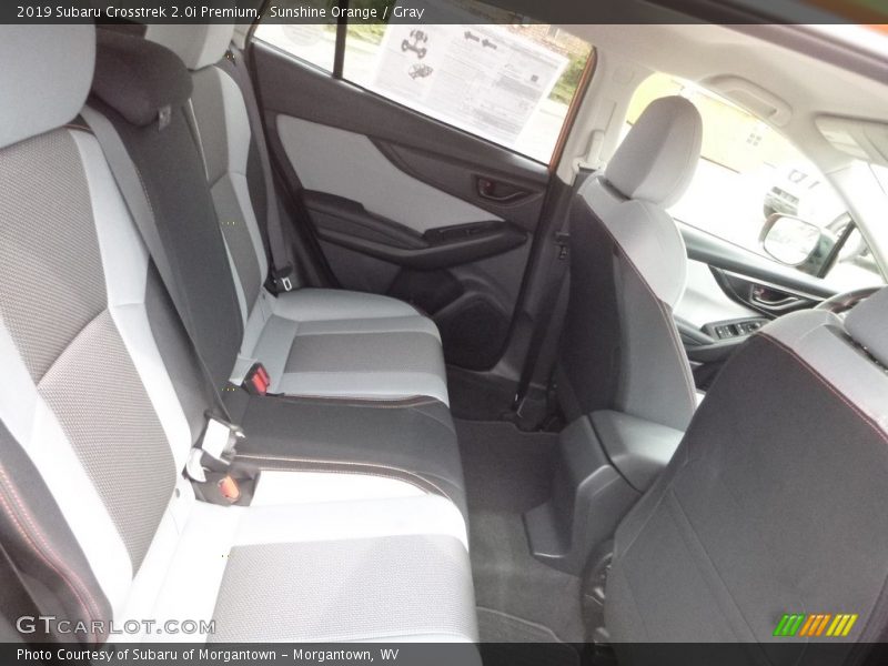 Rear Seat of 2019 Crosstrek 2.0i Premium