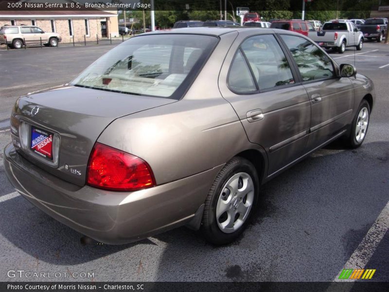 Bronze Shimmer / Sage 2005 Nissan Sentra 1.8 S