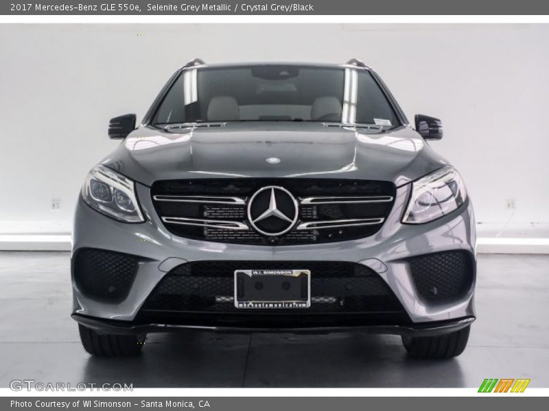 Selenite Grey Metallic / Crystal Grey/Black 2017 Mercedes-Benz GLE 550e