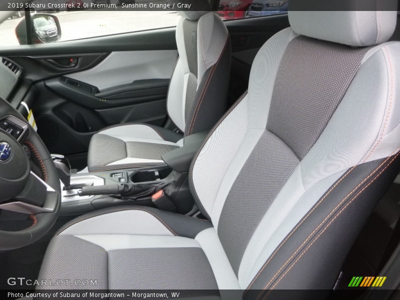 Front Seat of 2019 Crosstrek 2.0i Premium