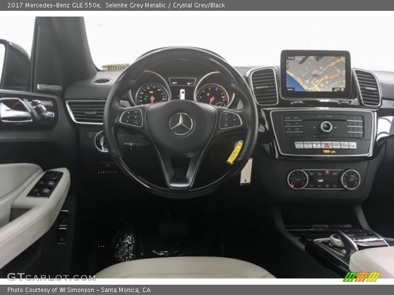 Selenite Grey Metallic / Crystal Grey/Black 2017 Mercedes-Benz GLE 550e