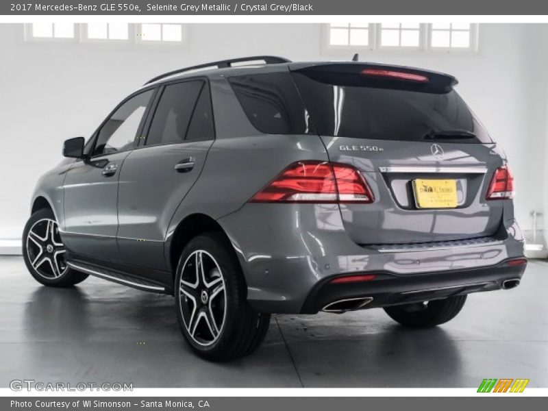 Selenite Grey Metallic / Crystal Grey/Black 2017 Mercedes-Benz GLE 550e