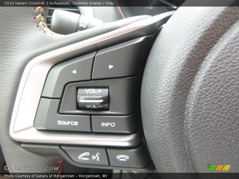 Sunshine Orange / Gray 2019 Subaru Crosstrek 2.0i Premium