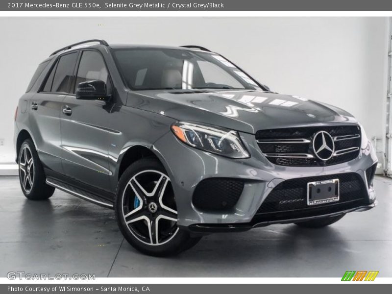 Selenite Grey Metallic / Crystal Grey/Black 2017 Mercedes-Benz GLE 550e