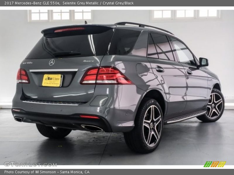 Selenite Grey Metallic / Crystal Grey/Black 2017 Mercedes-Benz GLE 550e