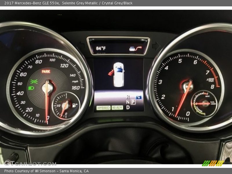 Selenite Grey Metallic / Crystal Grey/Black 2017 Mercedes-Benz GLE 550e