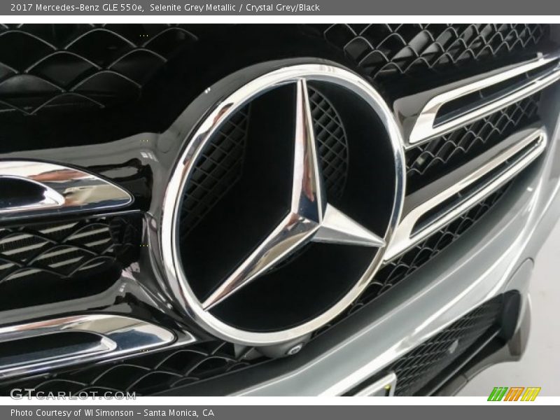 Selenite Grey Metallic / Crystal Grey/Black 2017 Mercedes-Benz GLE 550e