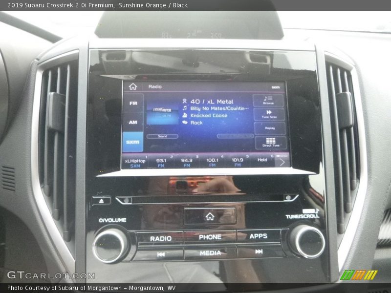 Sunshine Orange / Black 2019 Subaru Crosstrek 2.0i Premium