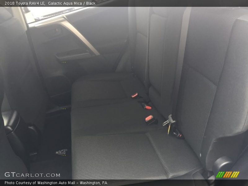 Galactic Aqua Mica / Black 2018 Toyota RAV4 LE