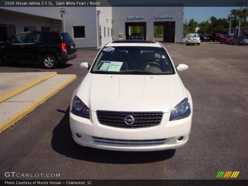Satin White Pearl / Blond 2006 Nissan Altima 3.5 SL