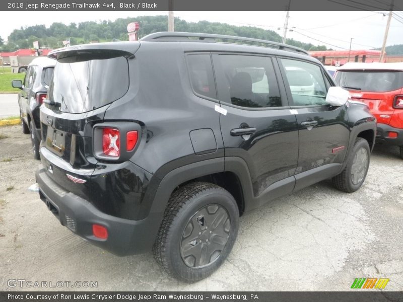 Black / Black 2018 Jeep Renegade Trailhawk 4x4