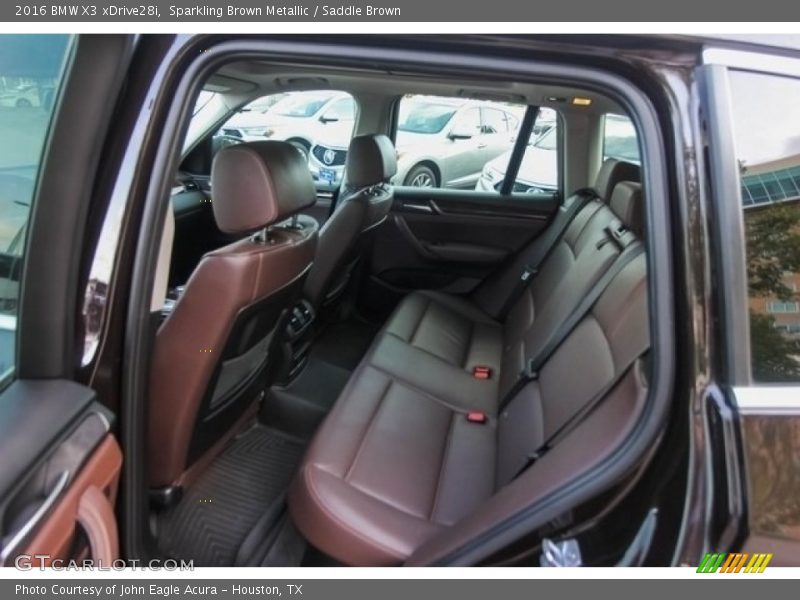 Sparkling Brown Metallic / Saddle Brown 2016 BMW X3 xDrive28i