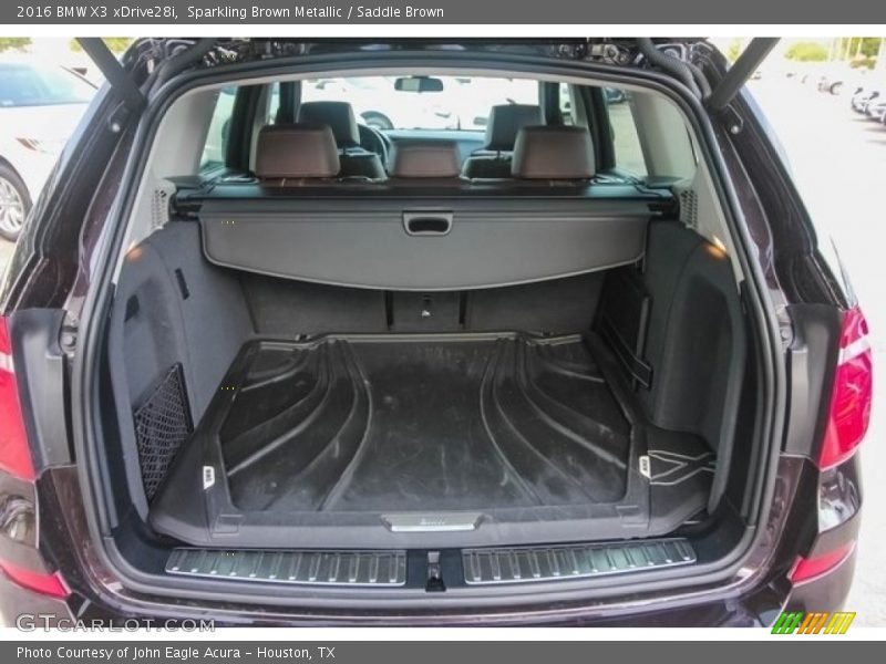 Sparkling Brown Metallic / Saddle Brown 2016 BMW X3 xDrive28i