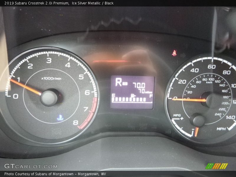 Ice Silver Metallic / Black 2019 Subaru Crosstrek 2.0i Premium