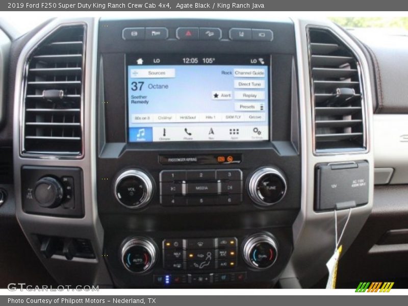 Controls of 2019 F250 Super Duty King Ranch Crew Cab 4x4