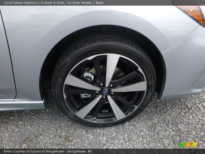 Ice Silver Metallic / Black 2019 Subaru Impreza 2.0i Sport 4-Door