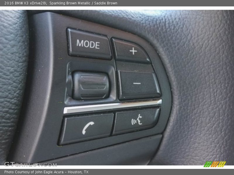 Sparkling Brown Metallic / Saddle Brown 2016 BMW X3 xDrive28i