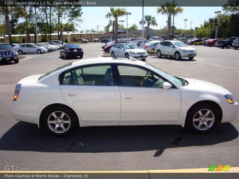 Satin White Pearl / Blond 2006 Nissan Altima 3.5 SL