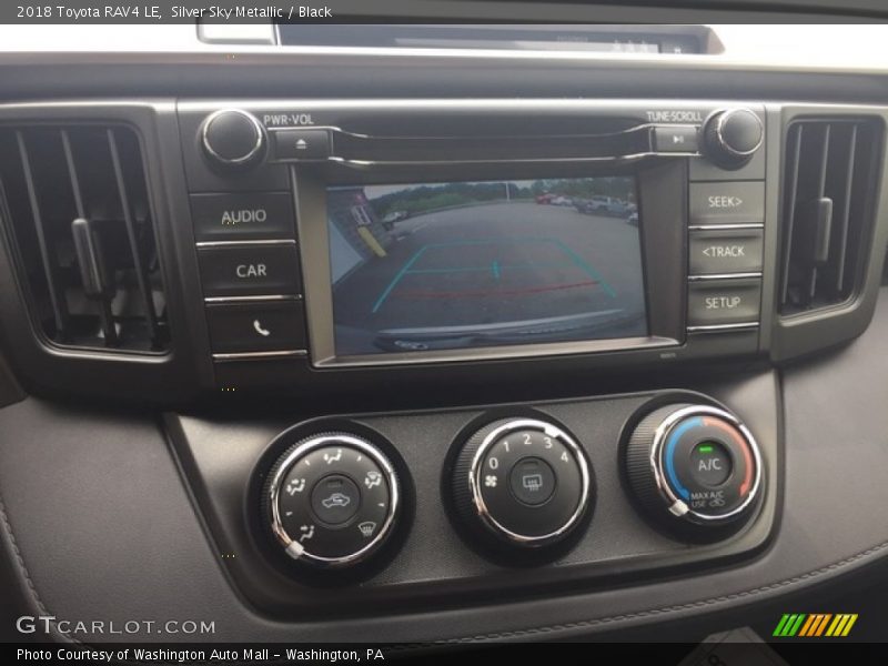 Silver Sky Metallic / Black 2018 Toyota RAV4 LE