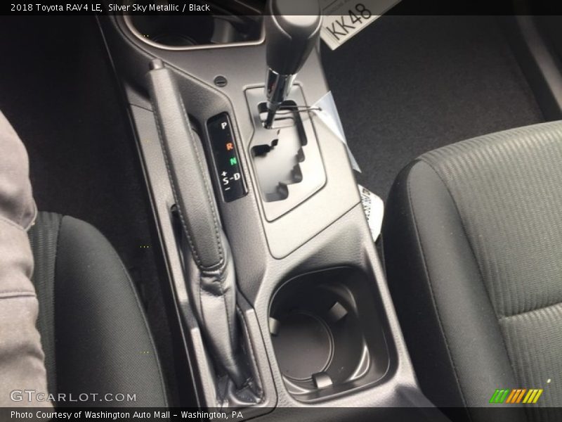 Silver Sky Metallic / Black 2018 Toyota RAV4 LE