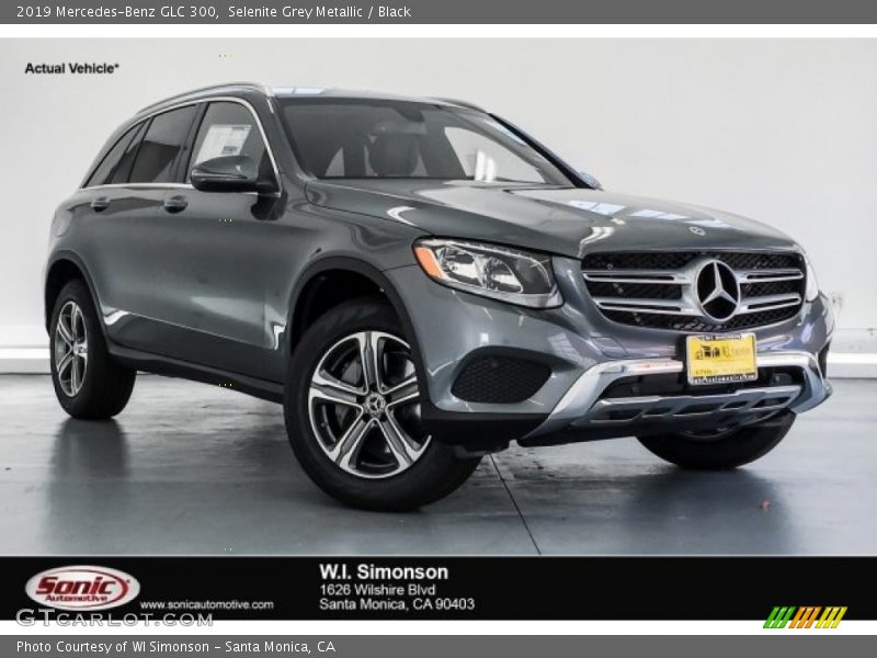 Selenite Grey Metallic / Black 2019 Mercedes-Benz GLC 300