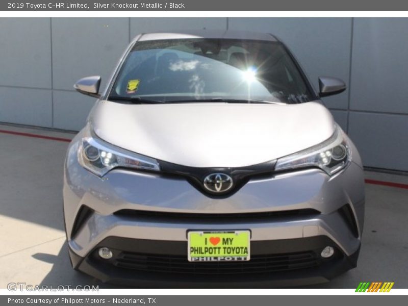 Silver Knockout Metallic / Black 2019 Toyota C-HR Limited