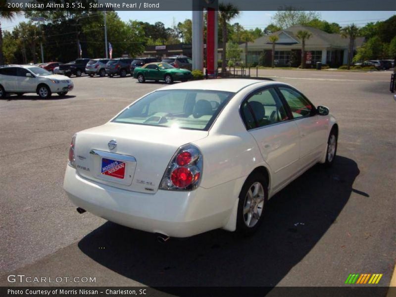 Satin White Pearl / Blond 2006 Nissan Altima 3.5 SL