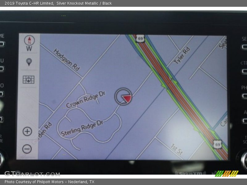 Navigation of 2019 C-HR Limited
