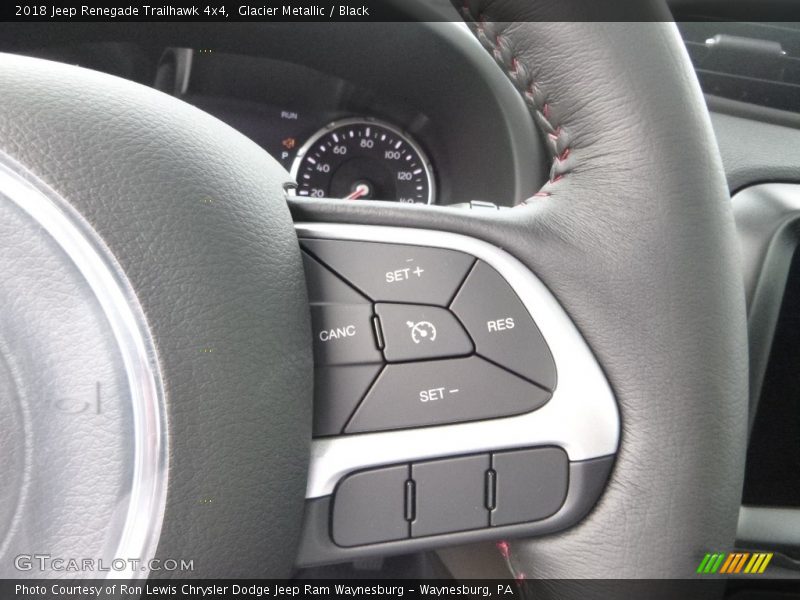 Glacier Metallic / Black 2018 Jeep Renegade Trailhawk 4x4