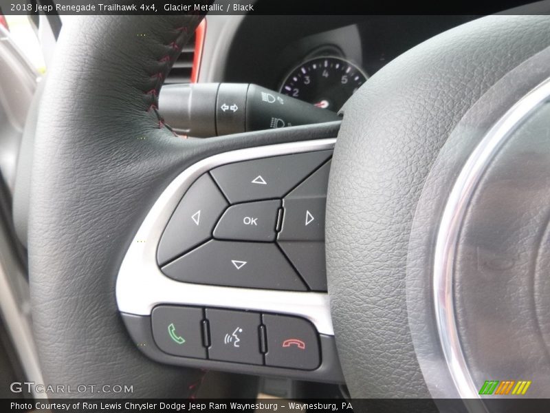Glacier Metallic / Black 2018 Jeep Renegade Trailhawk 4x4